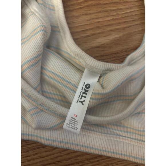 Old Navy Striped Bralette Crop Top Size 3X - Picture 6 of 9